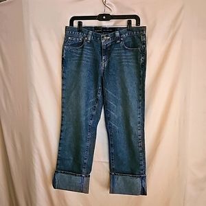 Calvin Klein Jeans cropped cuffed jeans